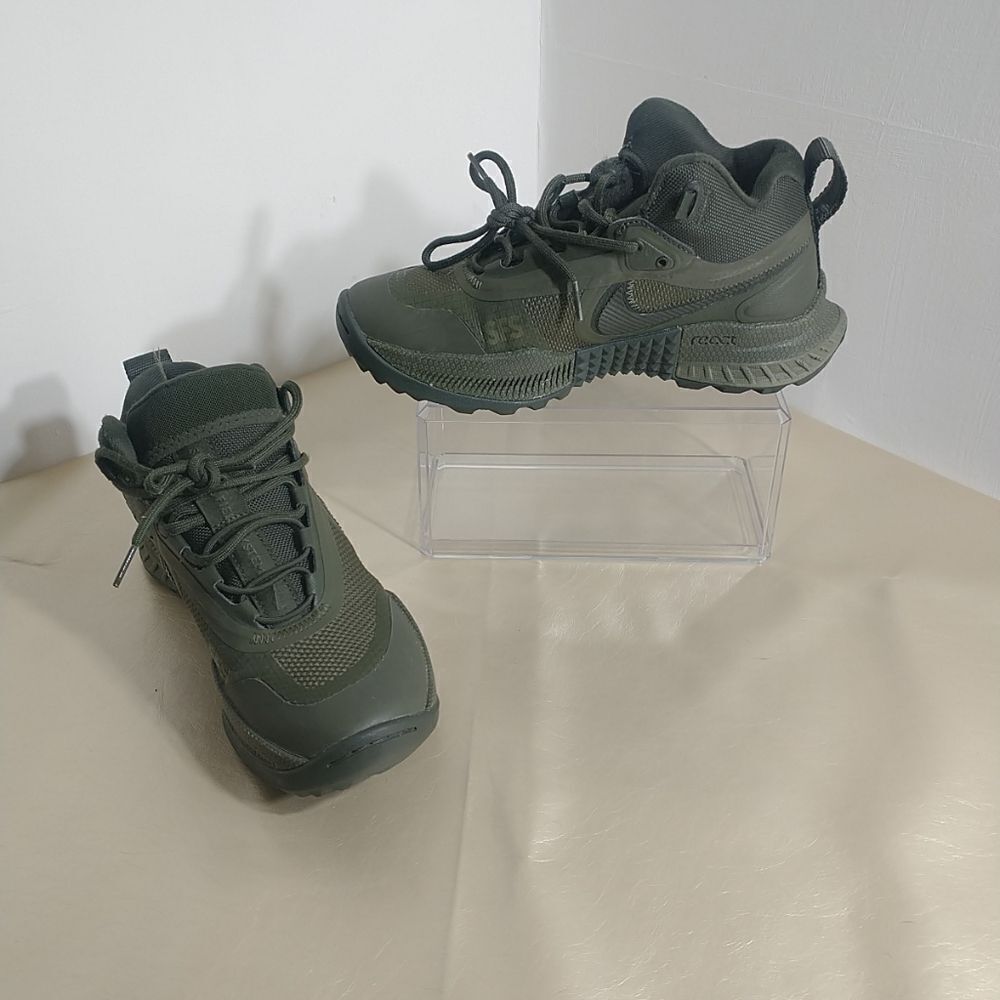 Nike Men’s React SFB Carbon Olive Green Outdoor Trail Hiking Boot-Size 6.5.